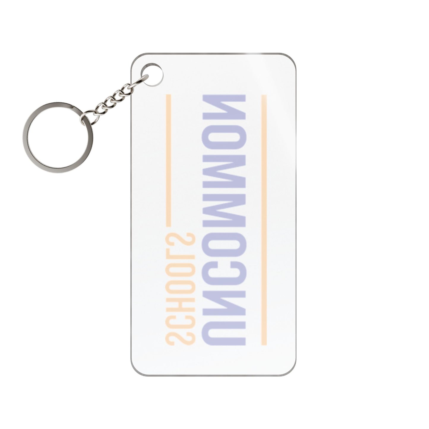 Rectangular Keychain — Branded Logo Keyring Charm