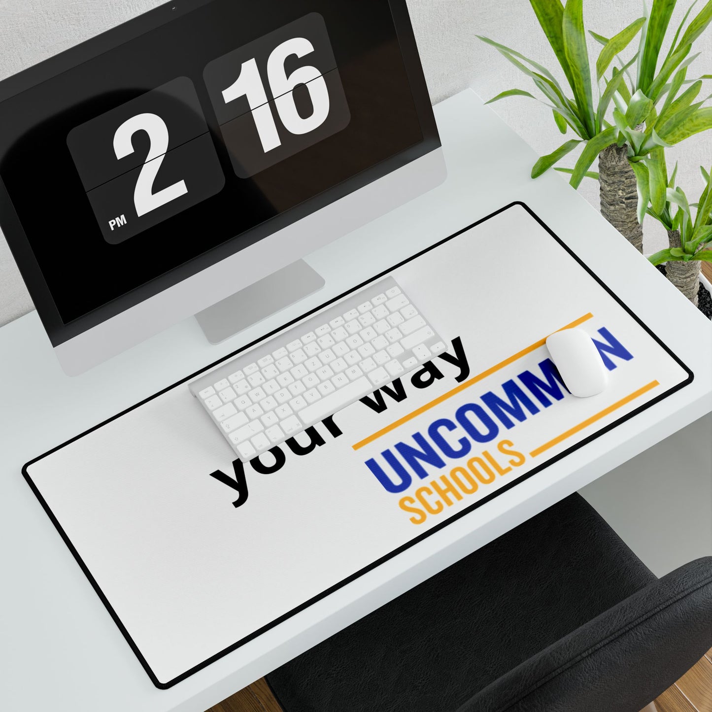 Uncommon Schools Branded Desk Mat — "Print It Your Way" Office Desk Pad