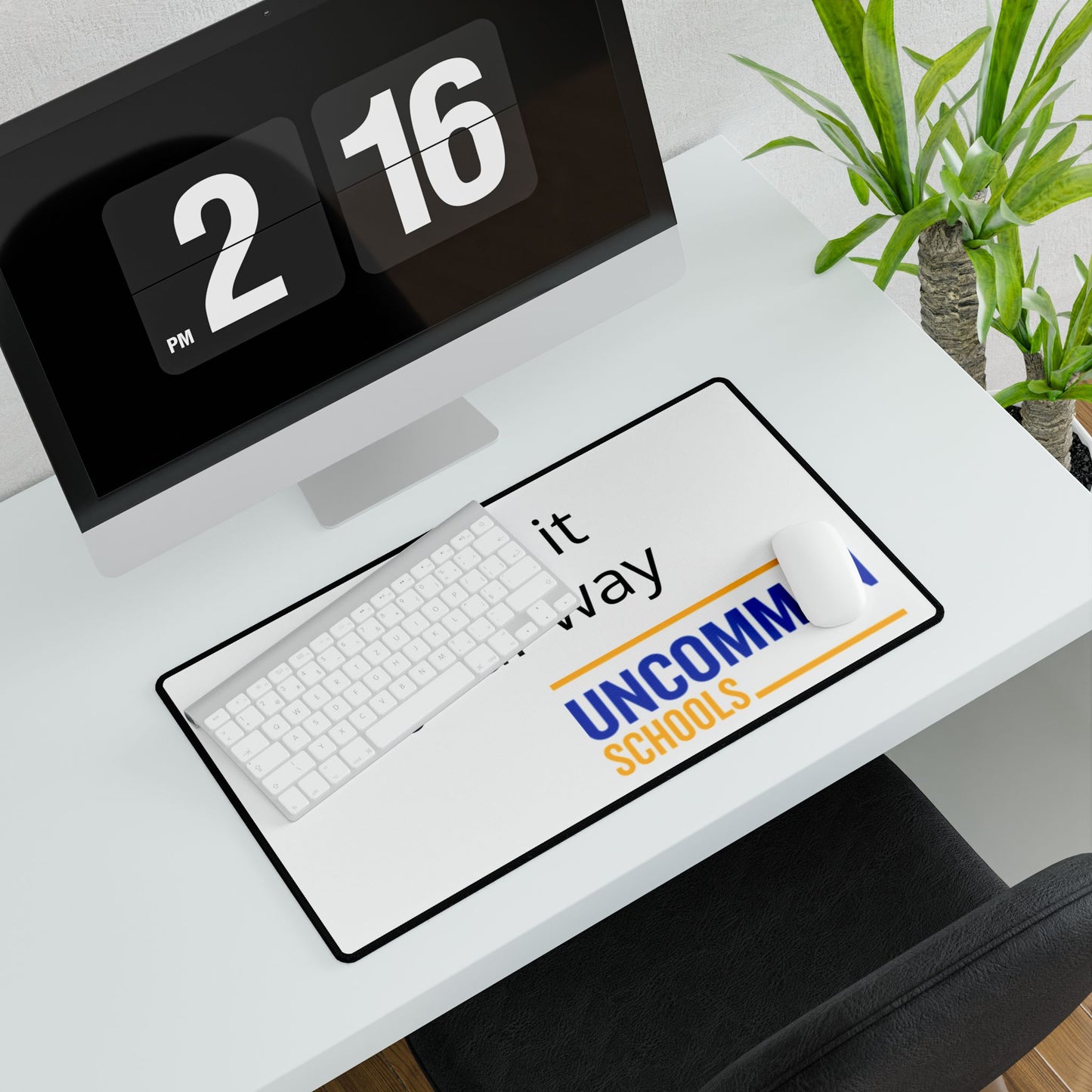 Uncommon Schools Branded Desk Mat — "Print It Your Way" Office Desk Pad