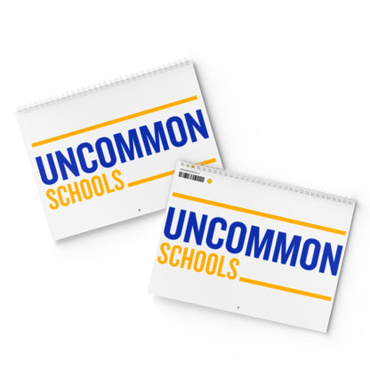 Uncommon Schools 2026 Wall Calendar — Monthly School Calendar
