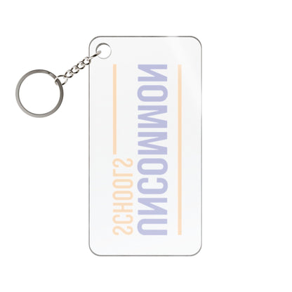 Rectangular Keychain — Branded Logo Keyring Charm