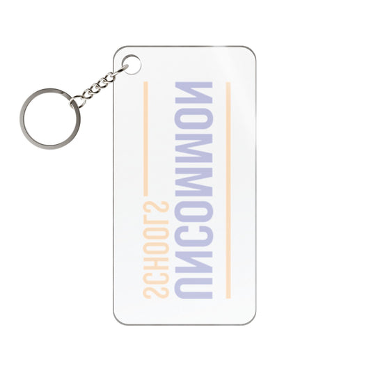 Rectangular Keychain — Branded Logo Keyring Charm