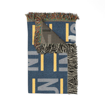 Operations Pattern Woven Blanket — Cozy Team Logo Throw for Office, Home & Gifts