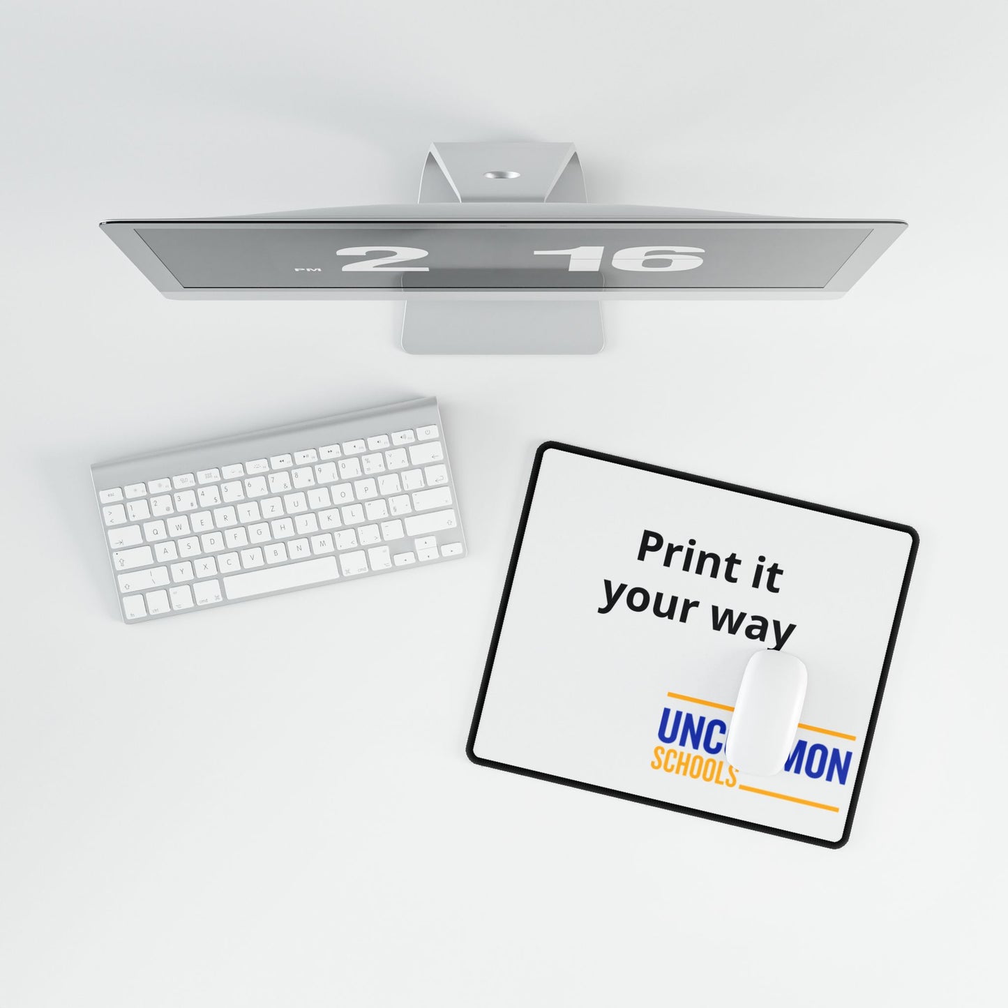 Uncommon Schools Branded Desk Mat — "Print It Your Way" Office Desk Pad
