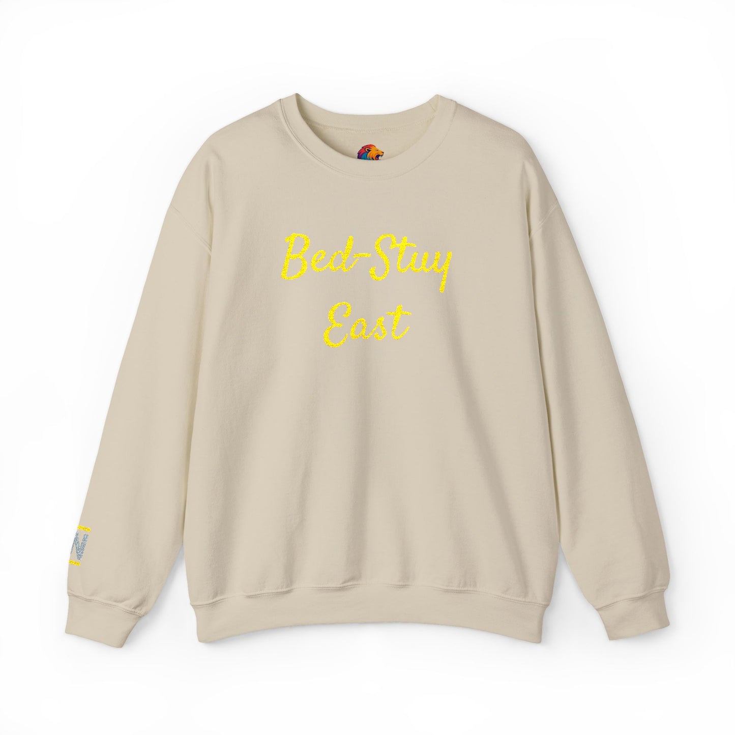 Crewneck Sweatshirt — 'Bed-Stuy East' Retro Script Pullover