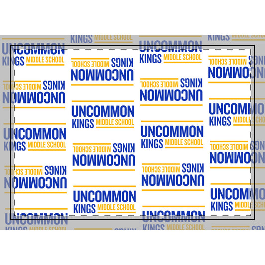 Uncommon Kings Middle School Logo Rug — School Spirit Floor Mat