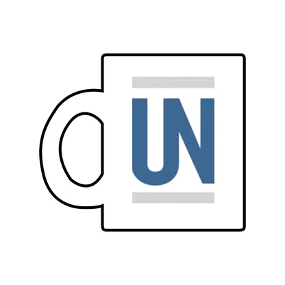 Bed-Stuy East Middle Tiger Logo Glass Mug — 10oz Clear Coffee Cup