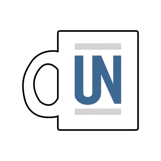 Bed-Stuy East Middle Tiger Logo Glass Mug — 10oz Clear Coffee Cup