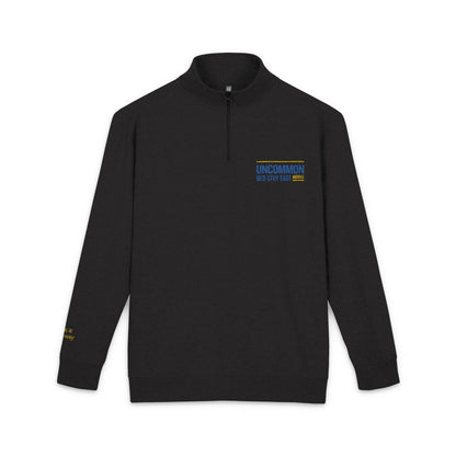 Embroidered Fleece Pullover - Retro Sunshine Script