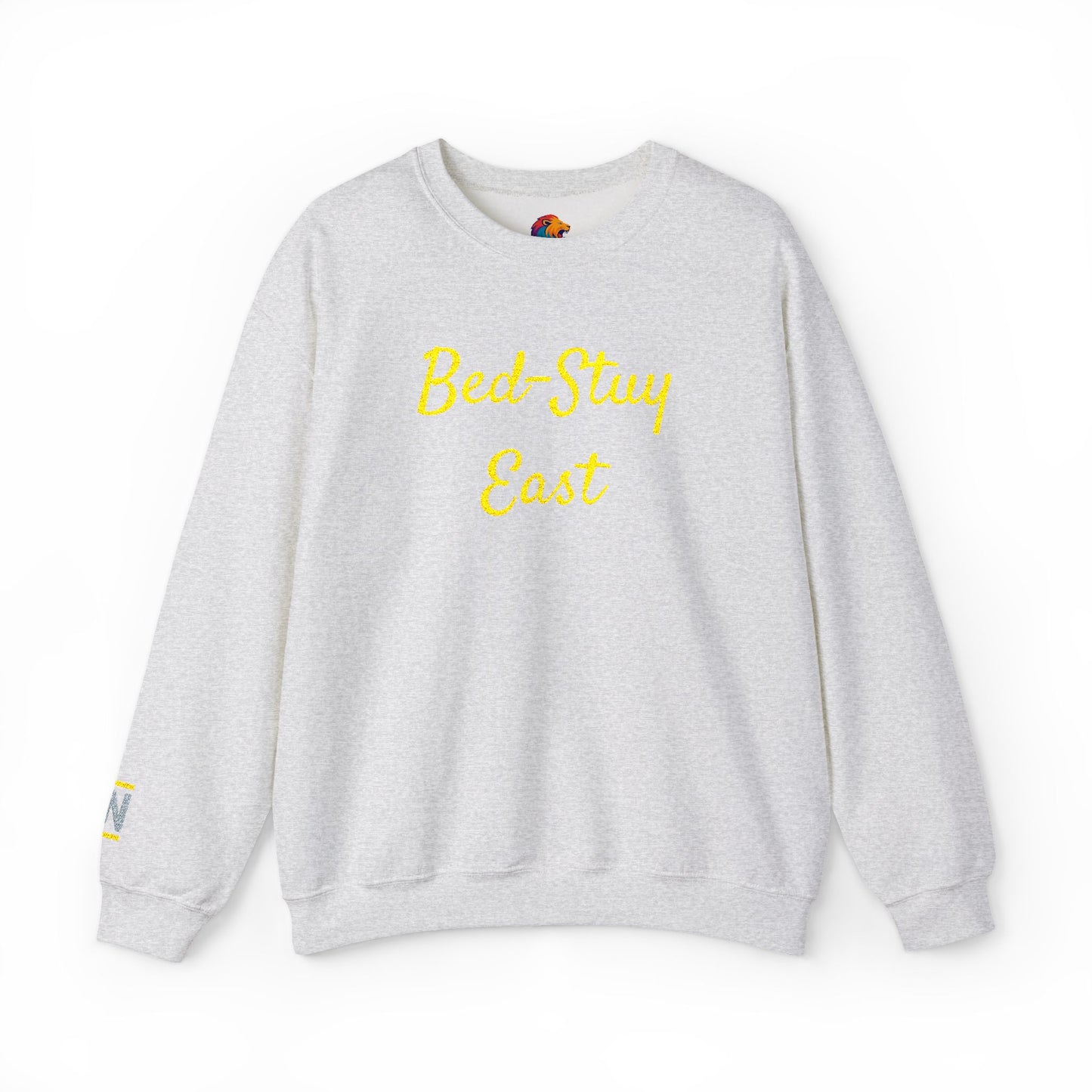 Crewneck Sweatshirt — 'Bed-Stuy East' Retro Script Pullover