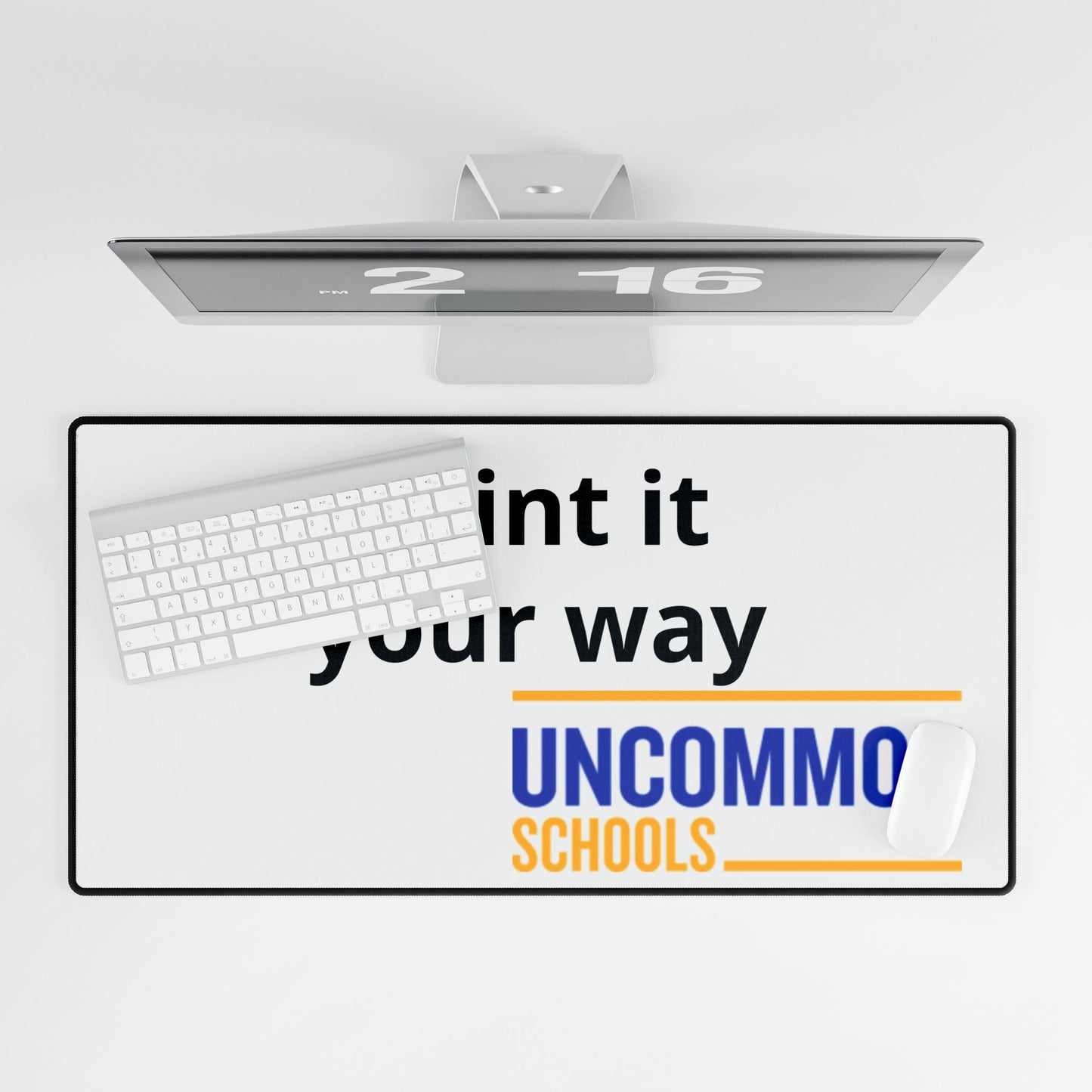 Uncommon Schools Branded Desk Mat — "Print It Your Way" Office Desk Pad