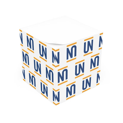 Monogram Note Cube – Branded Pattern Sticky Note Block