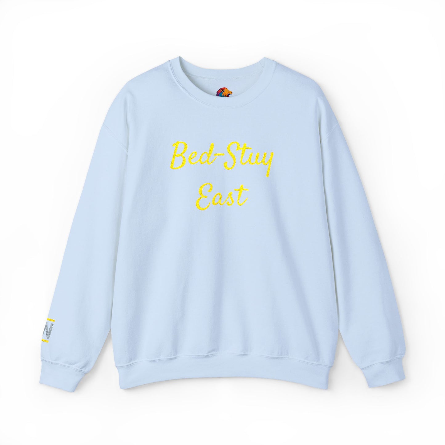 Crewneck Sweatshirt — 'Bed-Stuy East' Retro Script Pullover