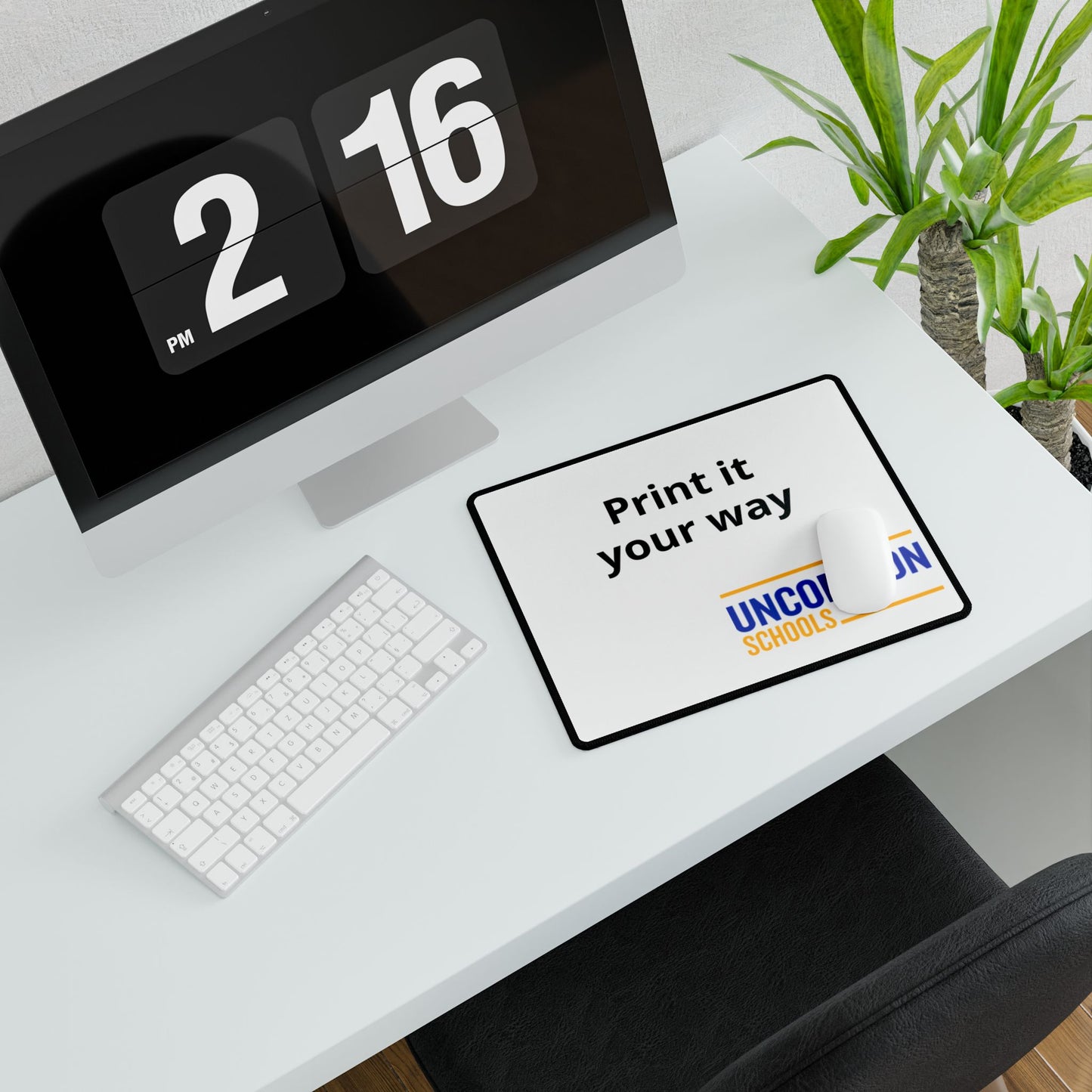 Uncommon Schools Branded Desk Mat — "Print It Your Way" Office Desk Pad