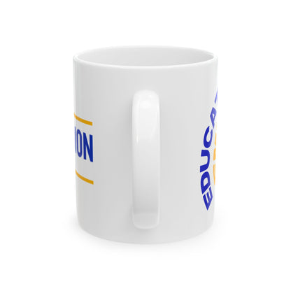 Uncommon Schools Educator Mug — 'Elevate. Empower.' Ceramic Coffee Cup (11oz & 15oz)