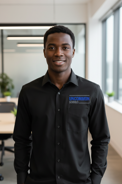 Button Down Blue and Gray