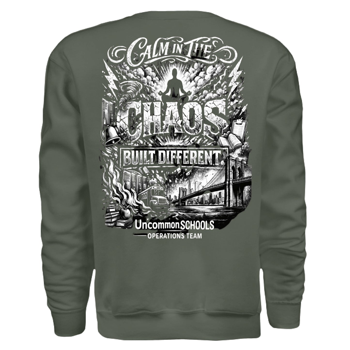 MILITARY GREEN - BACK